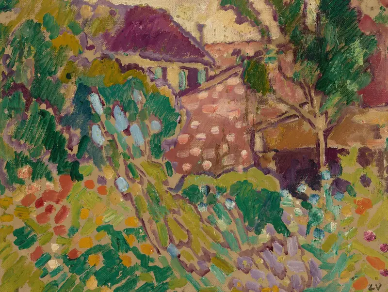 Trädgården i Choisel av Louis Valtat