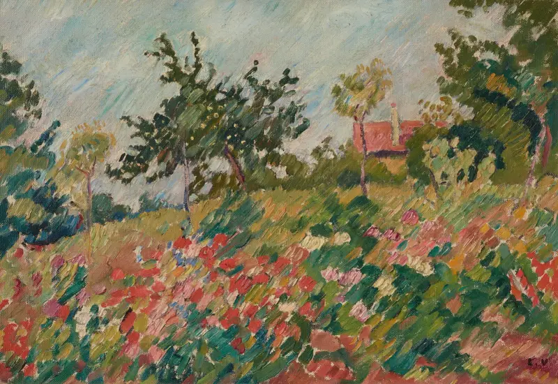 Huset i blomsterträdgården av Louis Valtat