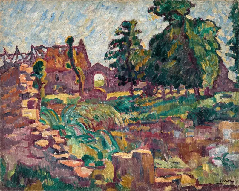 L’Abbaye en Normandie av Louis Valtat