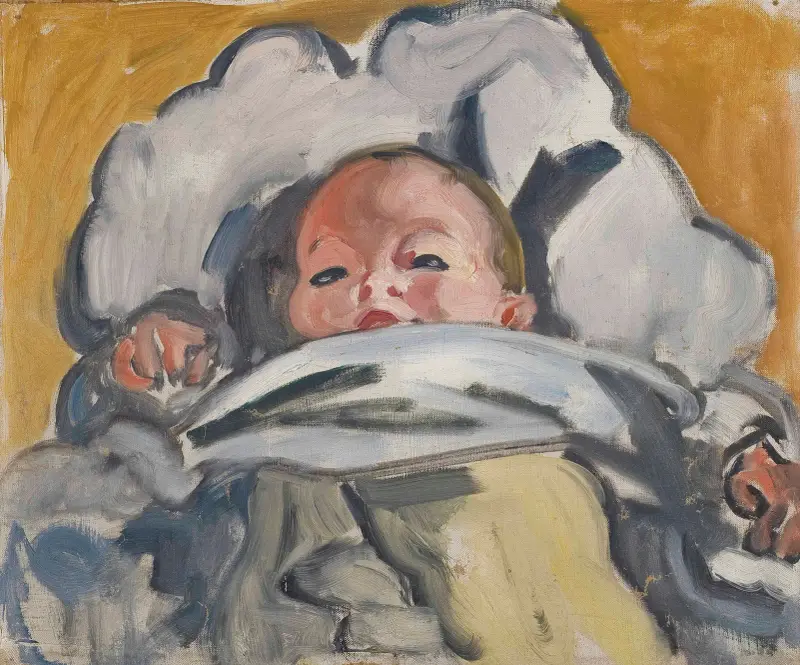 Le bébé av Louis Valtat