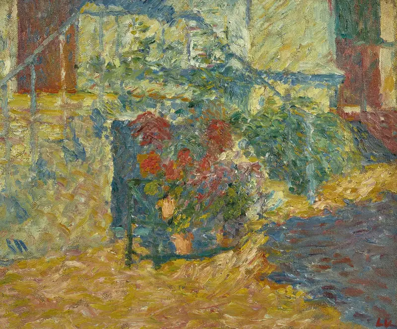 Kwitnący peron – Wersal, Louis Valtat
