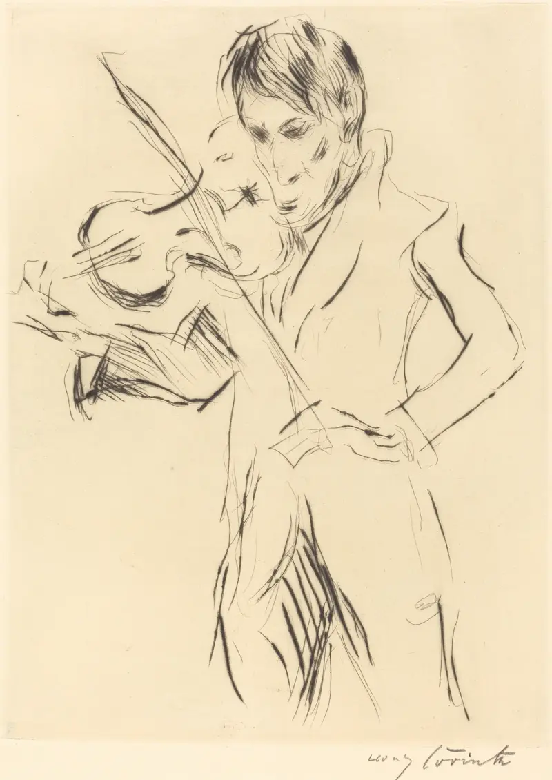 Andreas Weissgaerber II (Porträtt av Andreas Weissgaerber) av Lovis Corinth