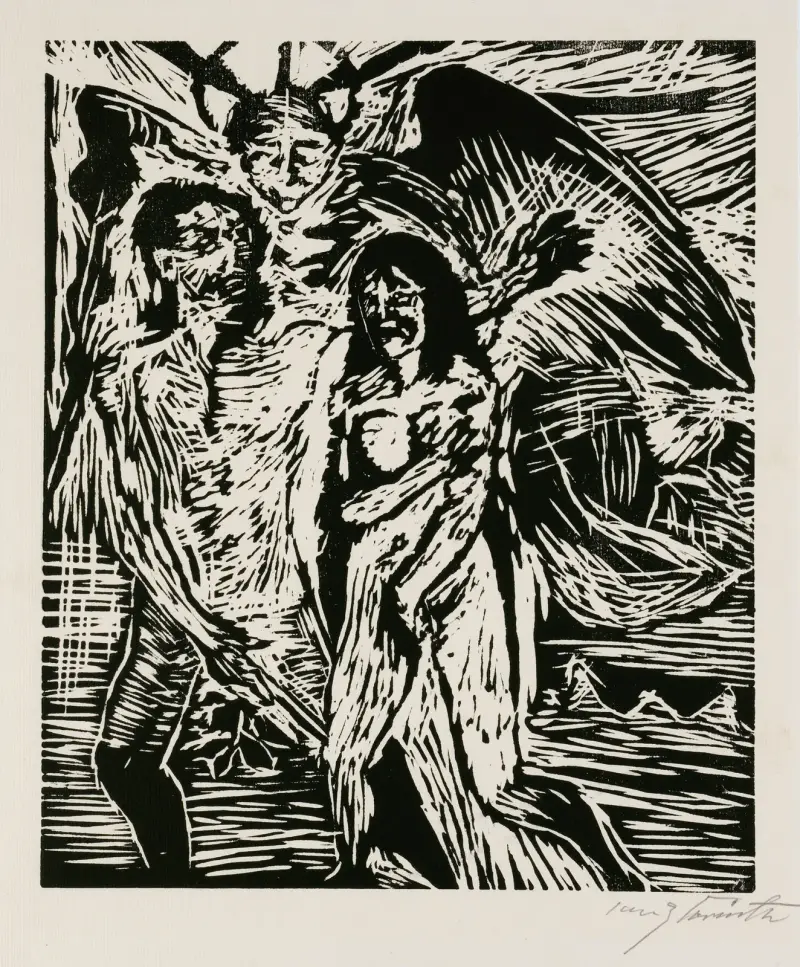 Utvisningen ur paradiset av Lovis Corinth