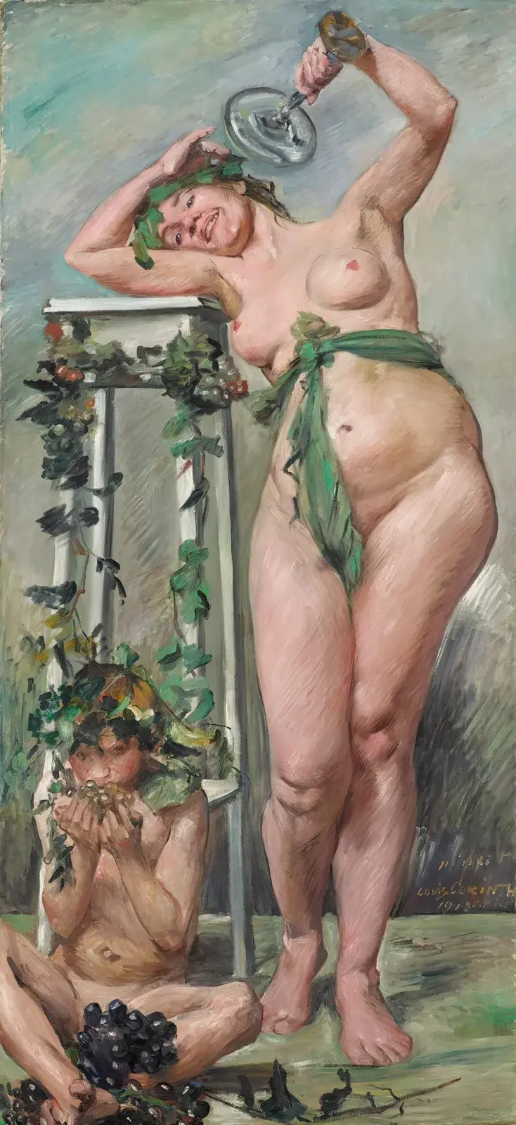 Bacchantin von Lovis Corinth