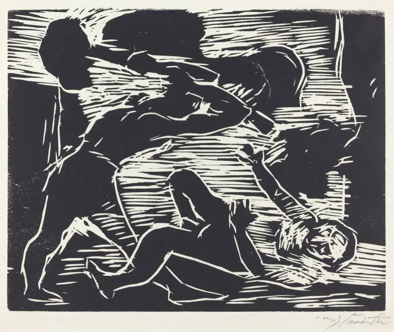 Cain and Abel (Brudermord), Lovis Corinth