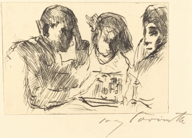 Chess Players (Schachspiel) von Lovis Corinth