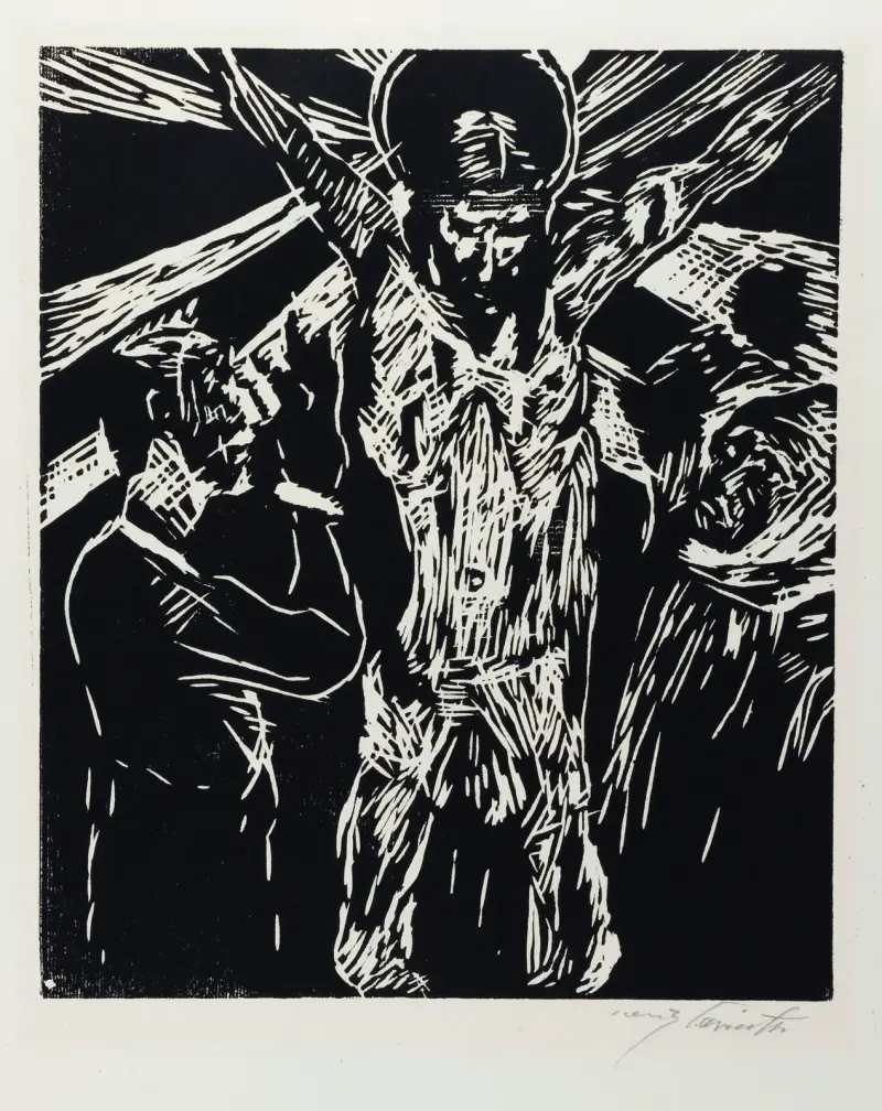Kristus på korset av Lovis Corinth