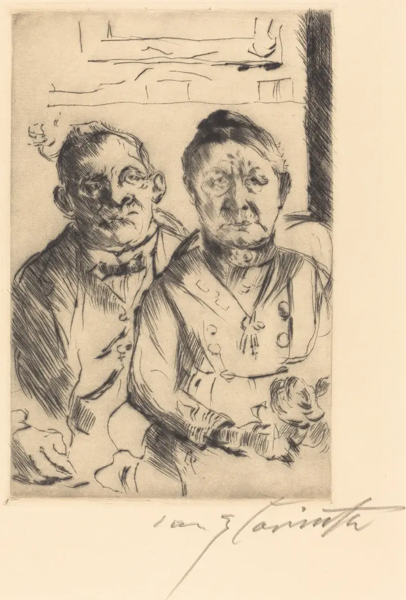 Par från Ostpreussen (Ostpreussisches Ehepaar) av Lovis Corinth