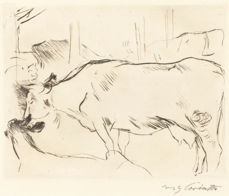 Kostall II av Lovis Corinth