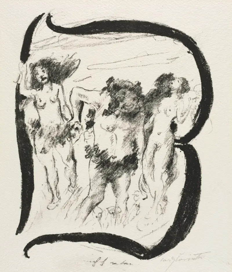 Das ABC: Letter B von Lovis Corinth