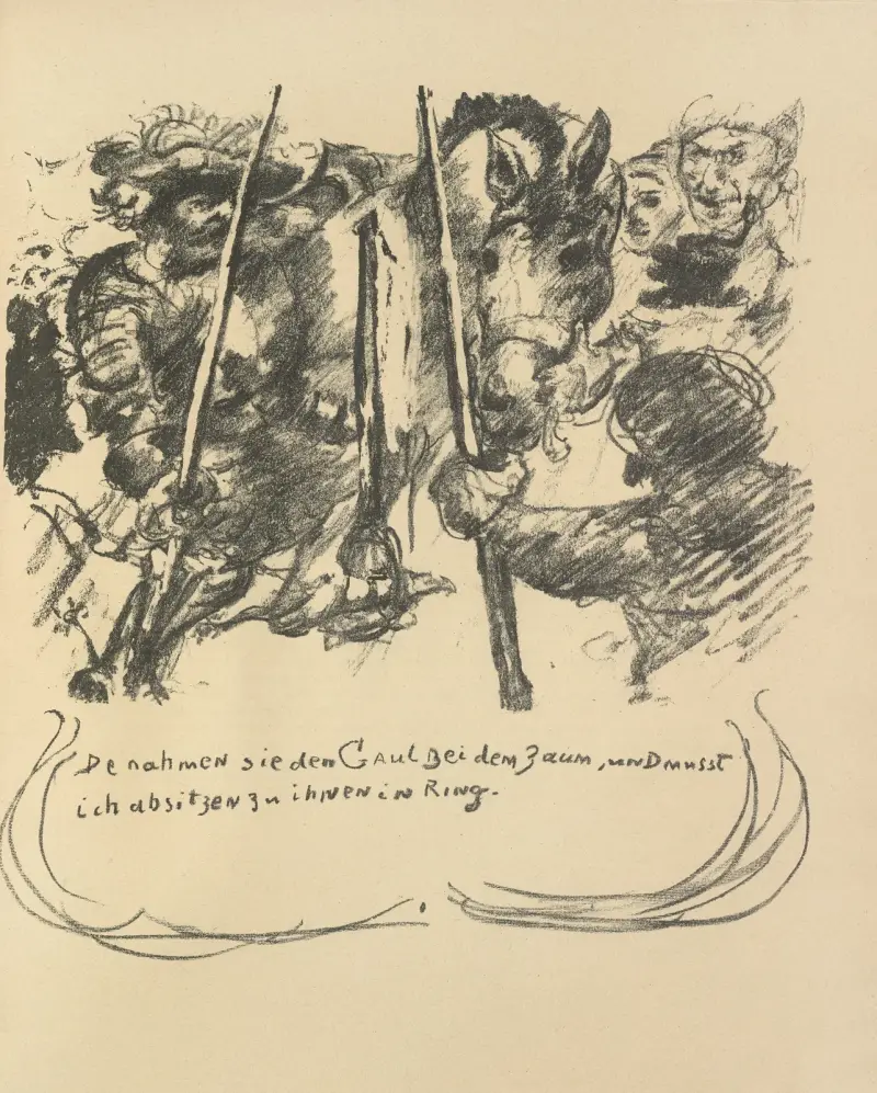 Das Leben des Götz von Berlichingen Pl.12 av Lovis Corinth