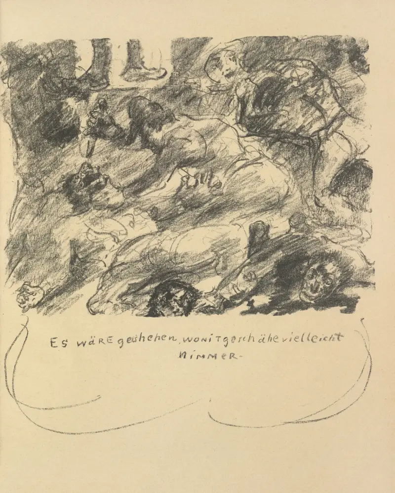 Das Leben des Götz von Berlichingen Pl.13 av Lovis Corinth