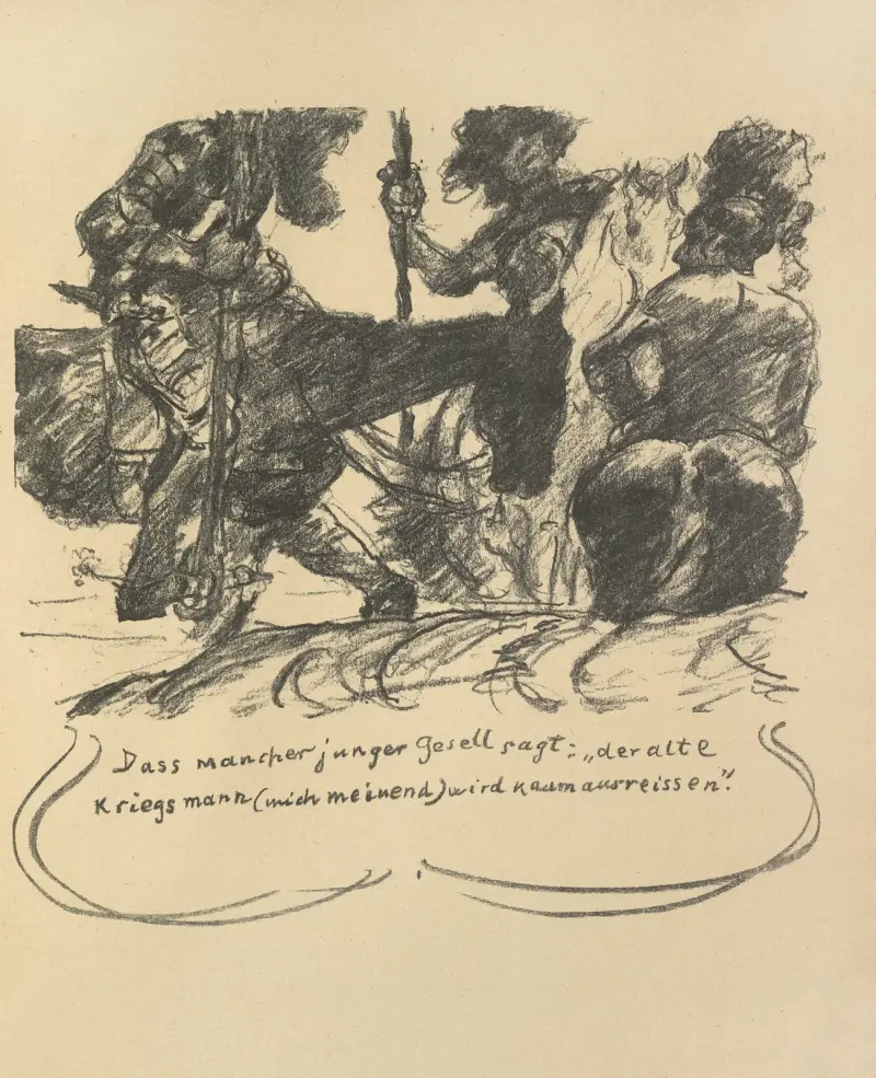Das Leben des Götz von Berlichingen Pl.14 av Lovis Corinth