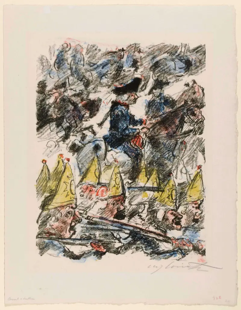 Der König bei Leuthen von Lovis Corinth