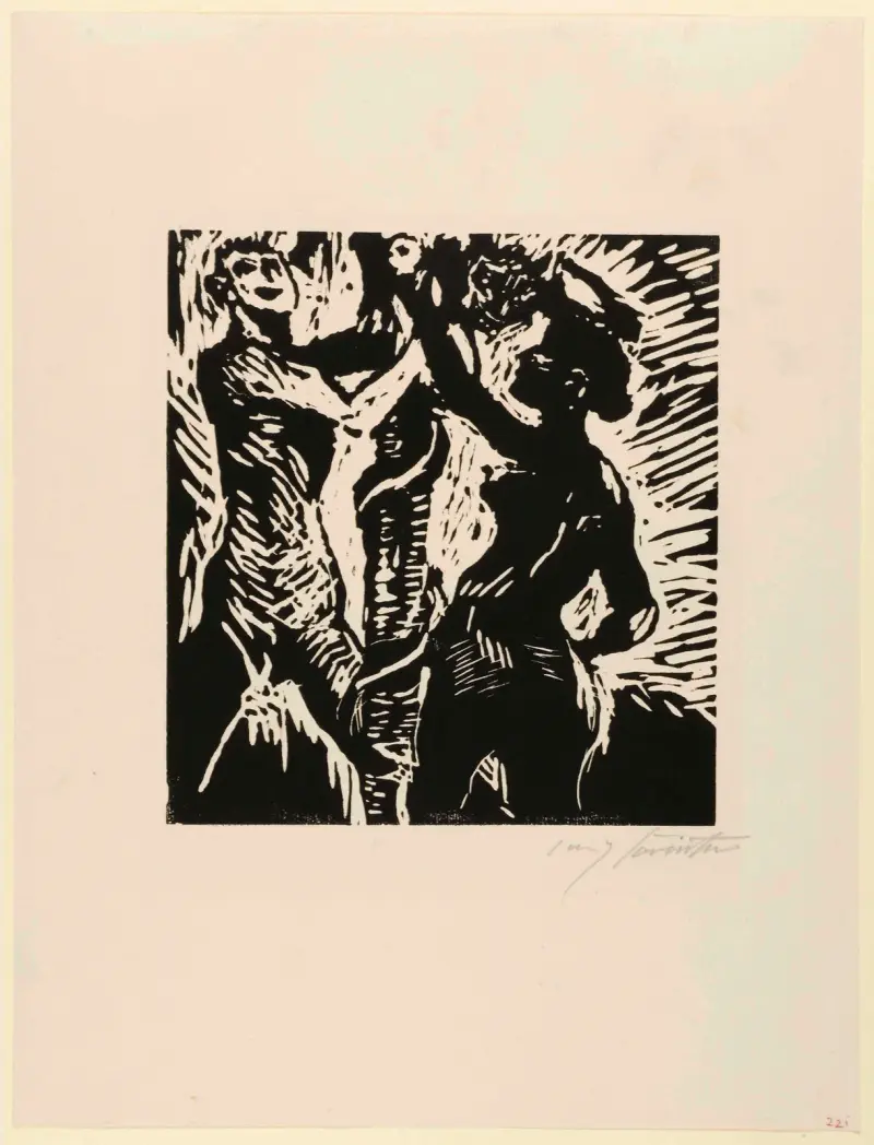 Pád do hříchu, Lovis Corinth