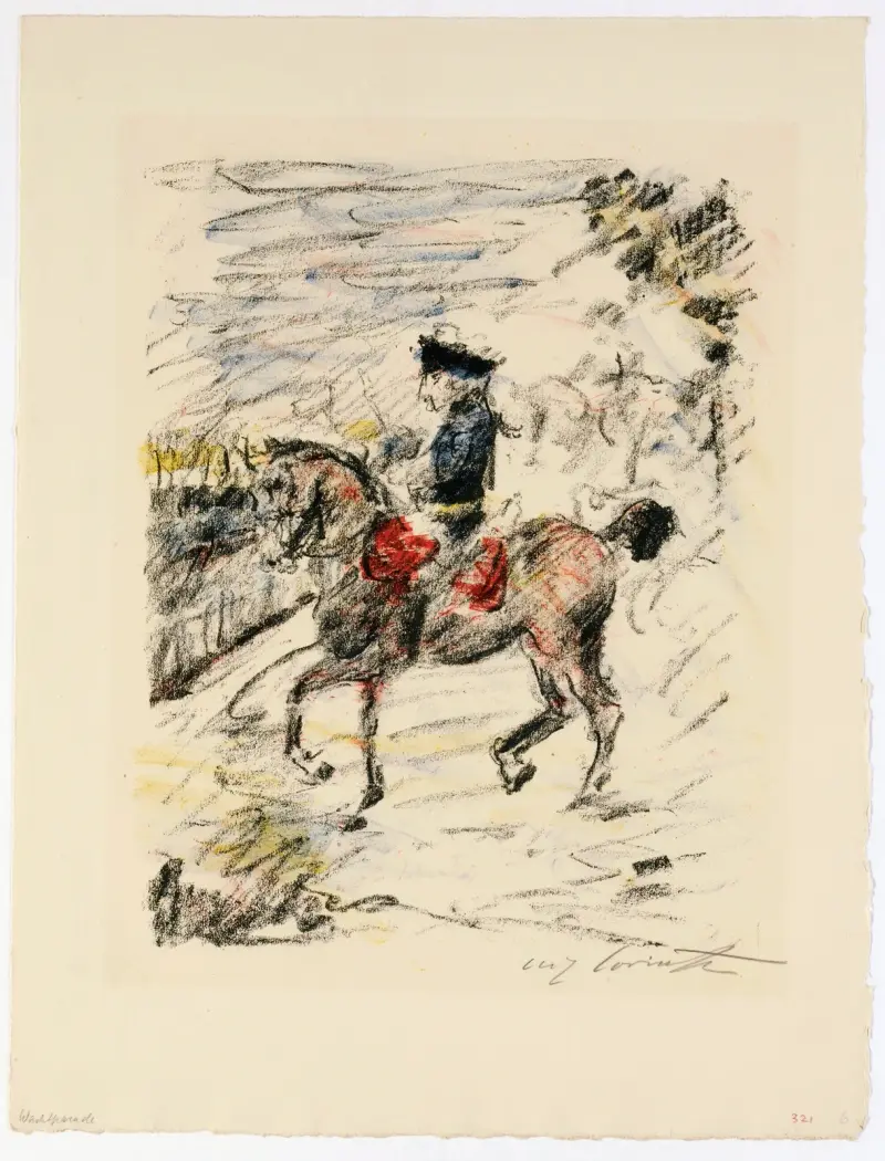 Parada wartownicza, Lovis Corinth