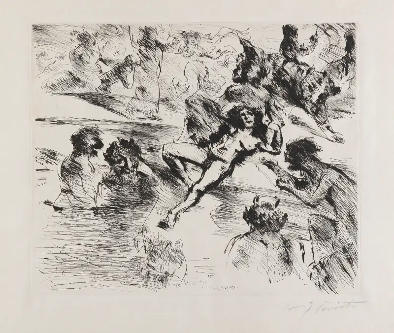 Eine Vision von Lovis Corinth