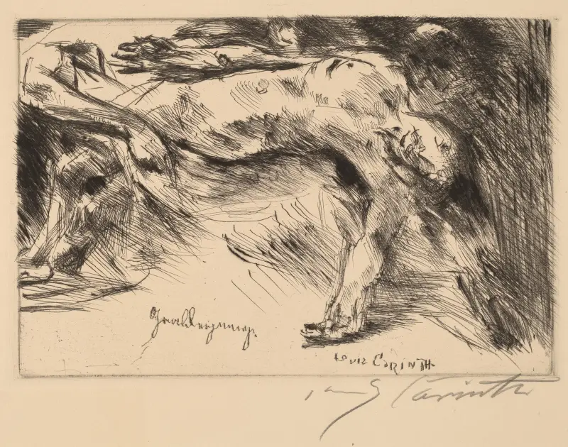 Gravläggningen av Lovis Corinth