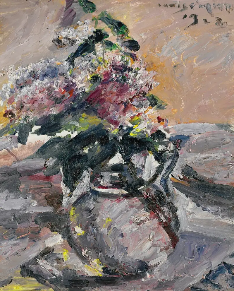 Syren i glaskanna av Lovis Corinth