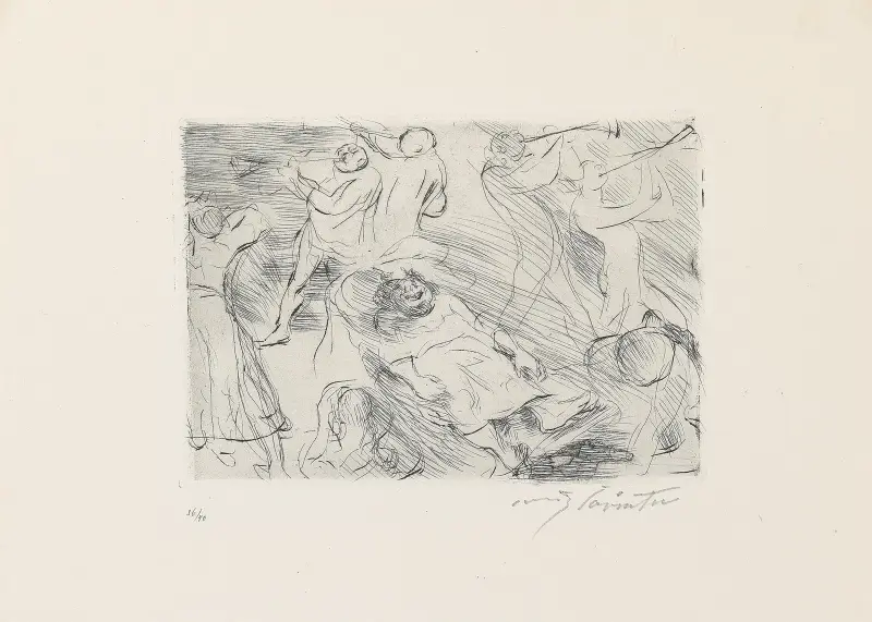 Gastmahl des Trimalchio 07 av Lovis Corinth