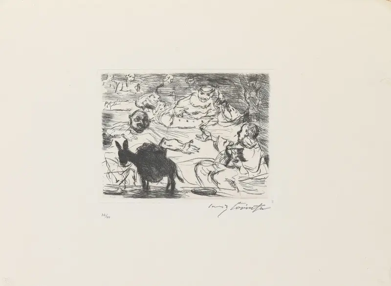 Trimalchios gästabud 09 av Lovis Corinth