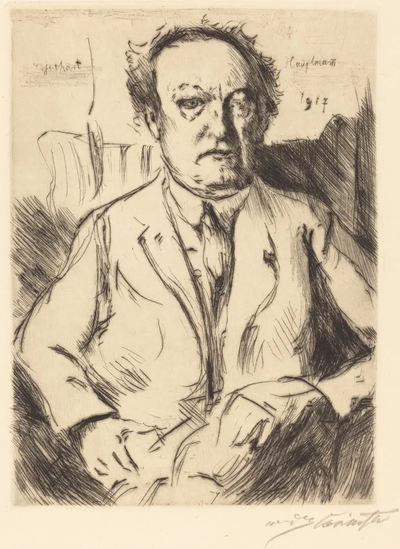 Gerhart Hauptmann von Lovis Corinth