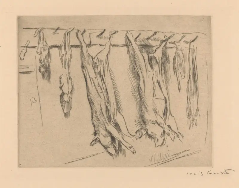 Slaktade grisar av Lovis Corinth