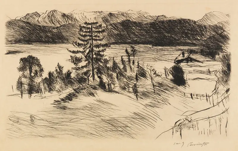 Stor Walchensee-landskapsvy av Lovis Corinth