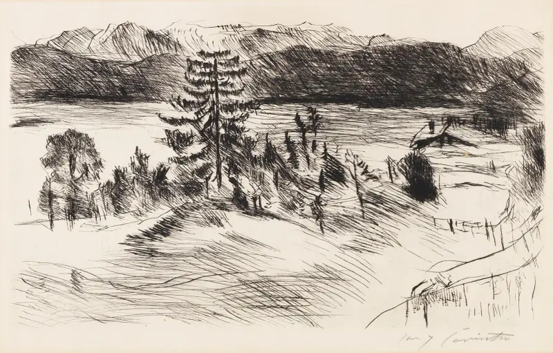 Große Walchenseelandschaft von Lovis Corinth