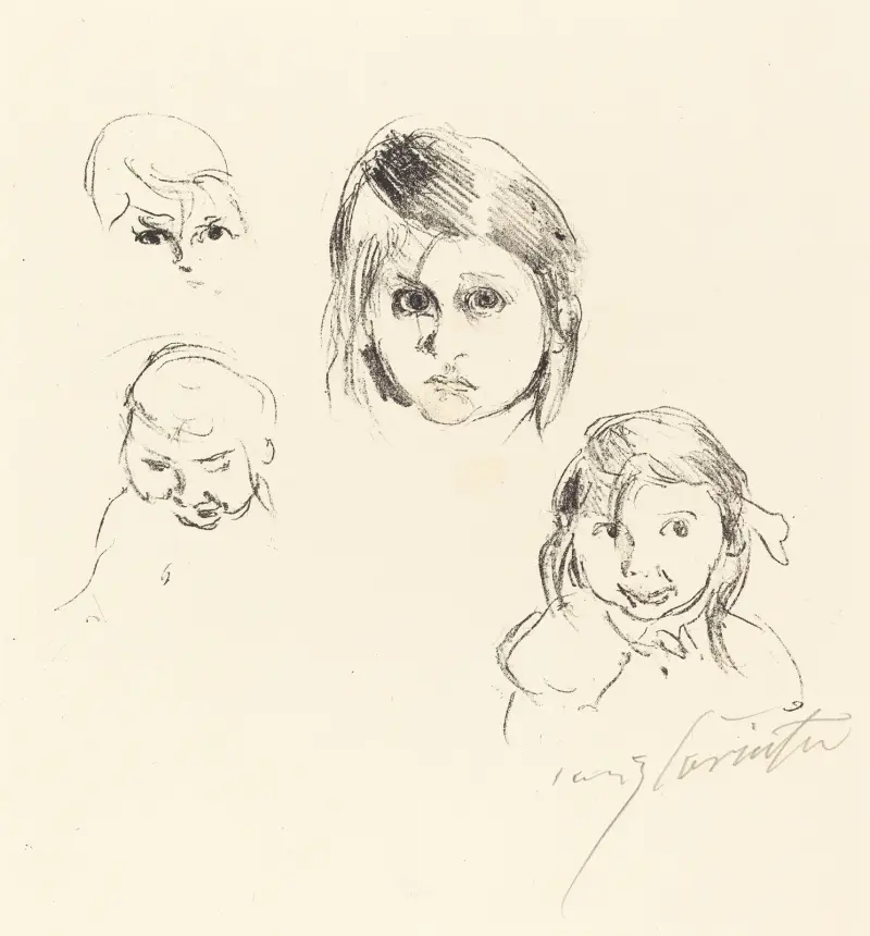 Barnhuvuden av Lovis Corinth