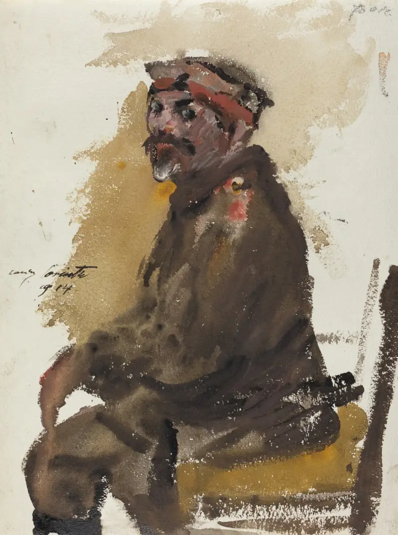 Hermann Struck In Uniform von Lovis Corinth