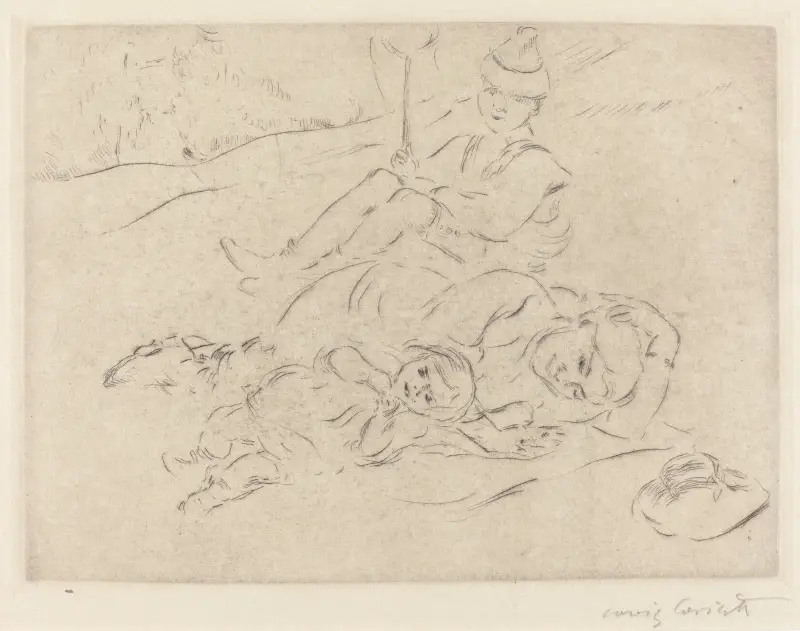 På landet av Lovis Corinth