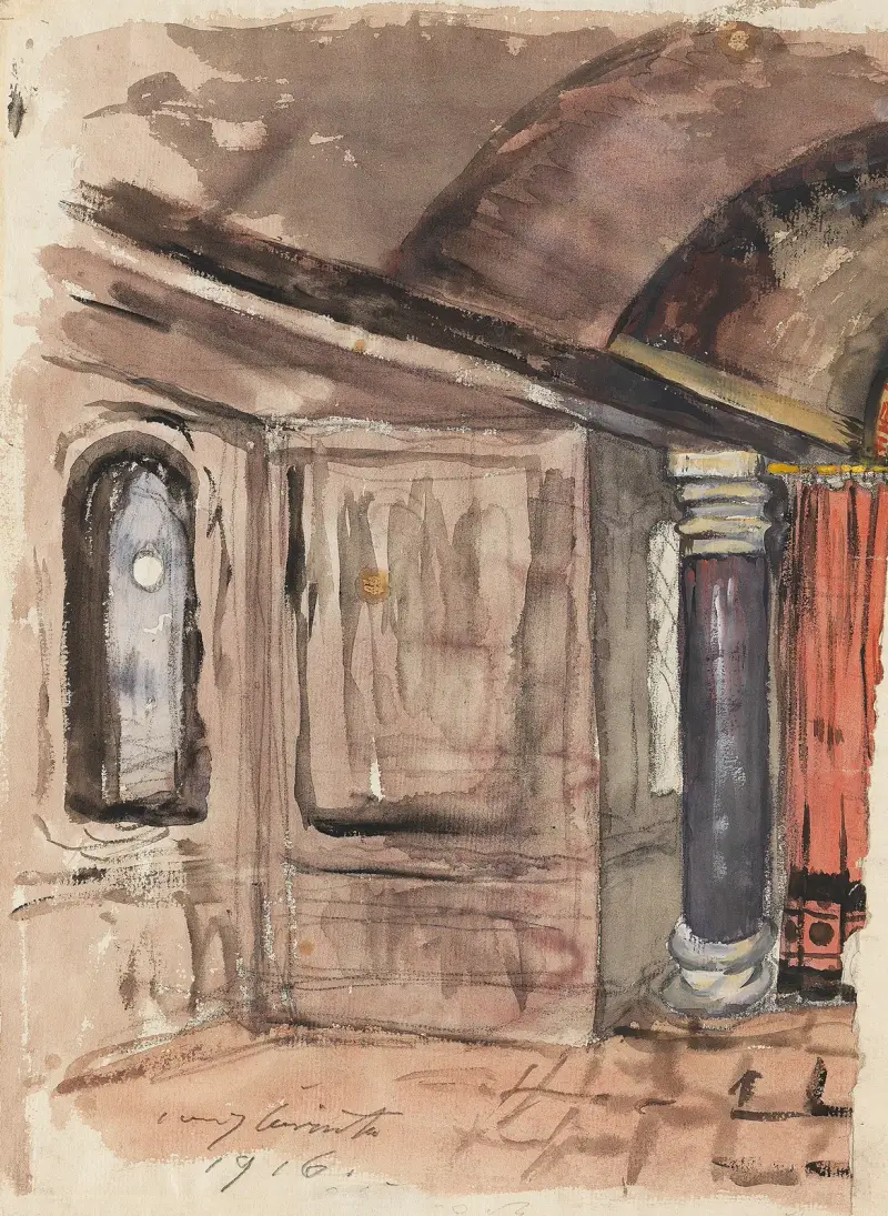 Interieur von Lovis Corinth