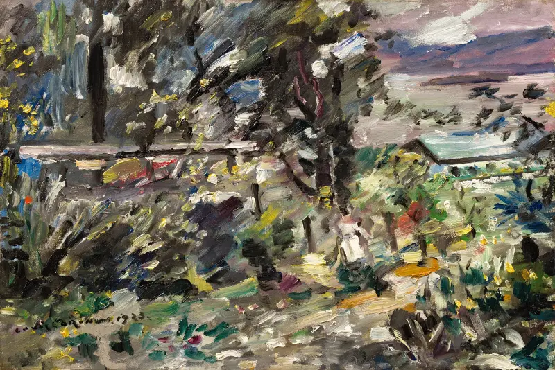 Lake Walchen, Silver Path von Lovis Corinth