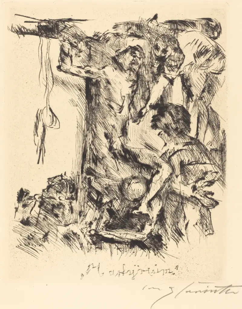 Martyrium av Lovis Corinth