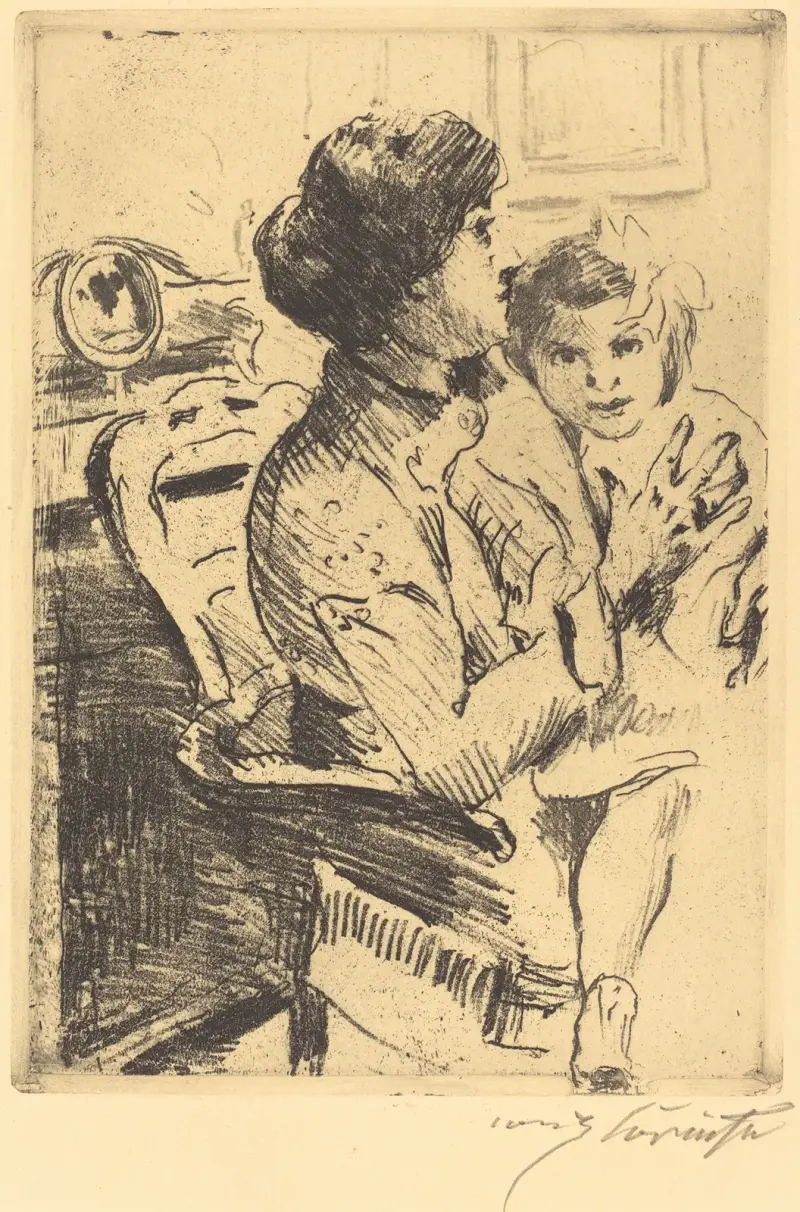 Mutter und Kind von Lovis Corinth