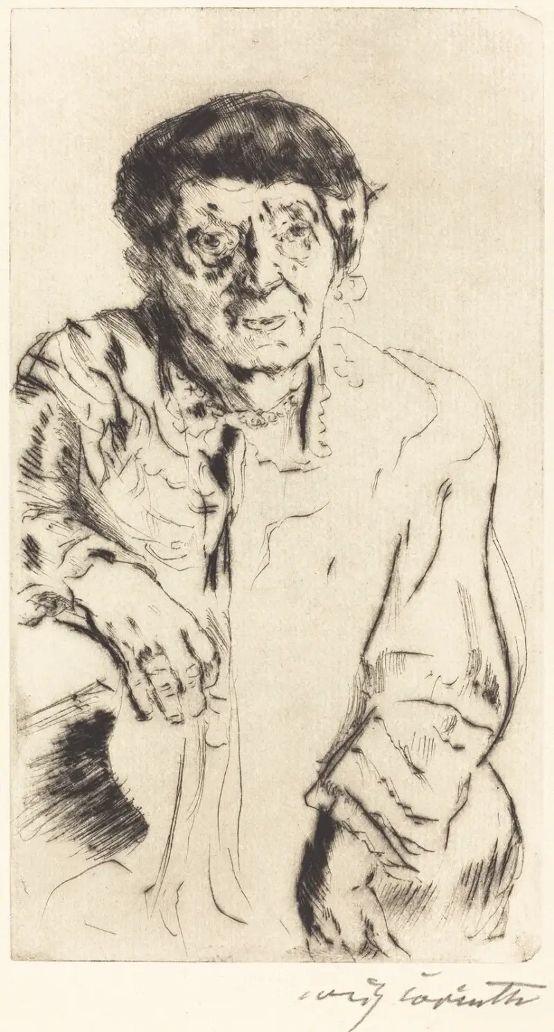 Svärmodern av Lovis Corinth