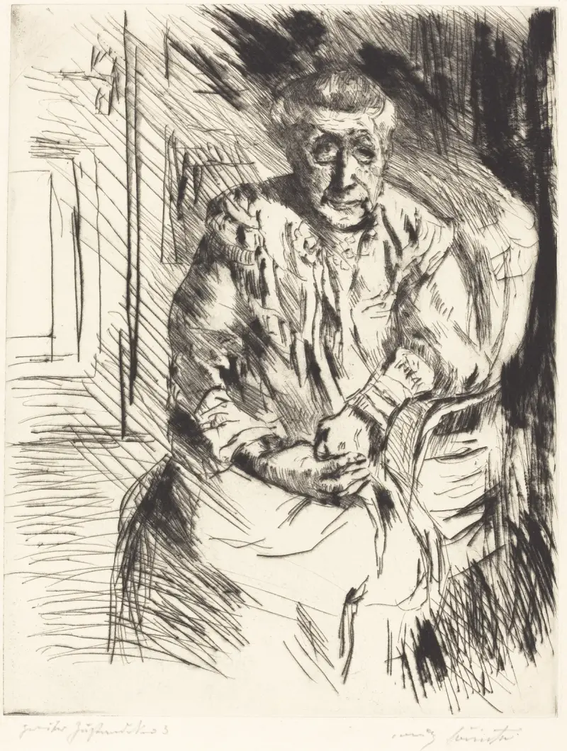 Svärmor (Bland korintierna) av Lovis Corinth