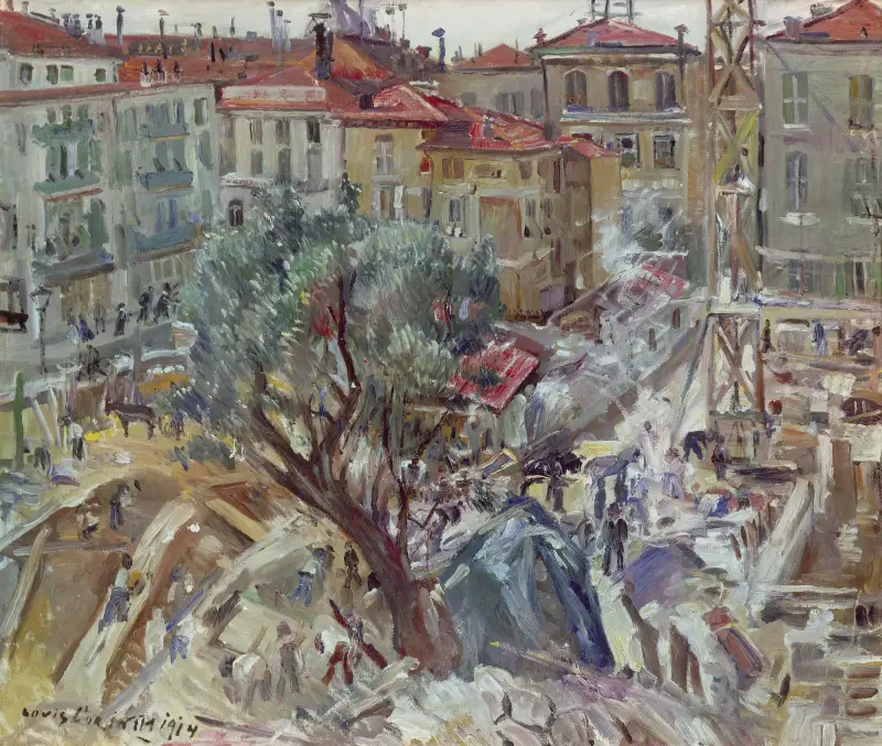 Ny byggnad i Monte Carlo av Lovis Corinth