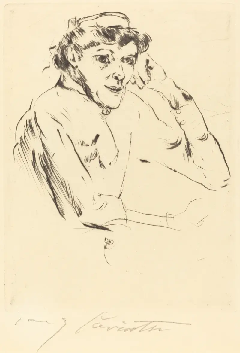 Nurse (Pflegerin) von Lovis Corinth