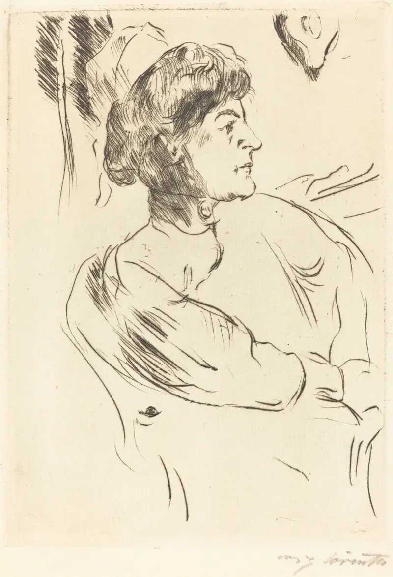 Nurse (Krankenschwester), Lovis Corinth