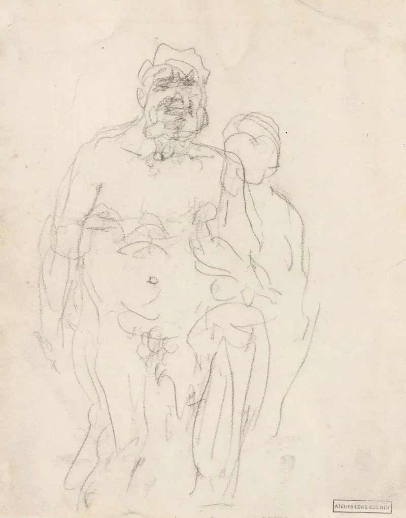 Paar (Figurenstudie) von Lovis Corinth