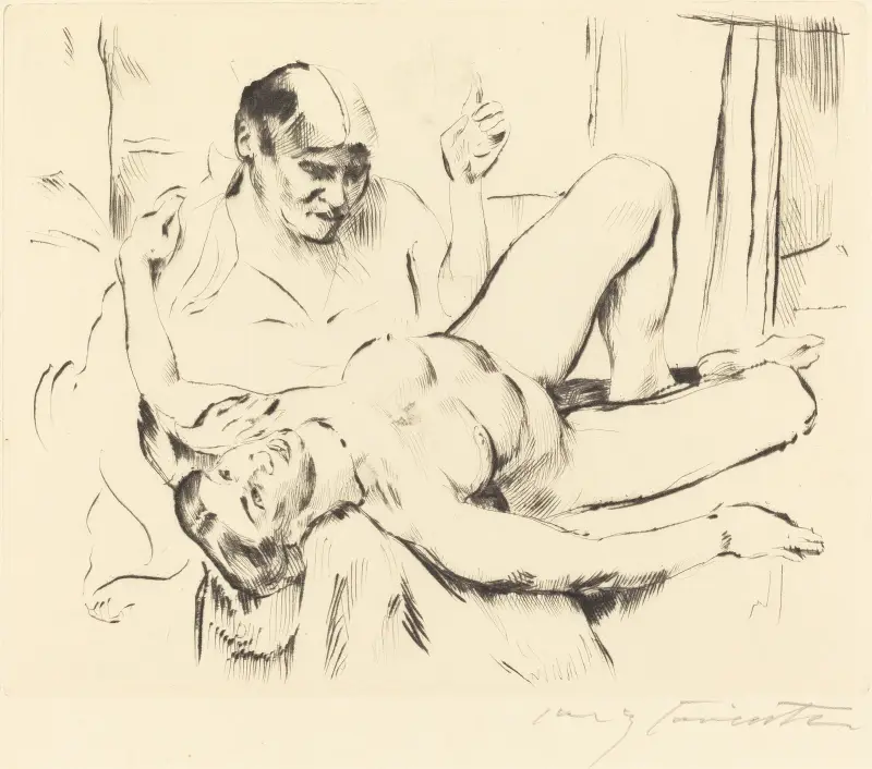 Prophecy (Weissagung) von Lovis Corinth