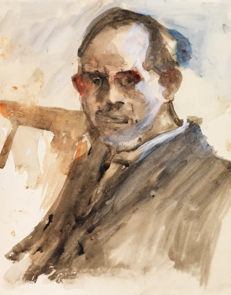 Vlastní portrét, Lovis Corinth