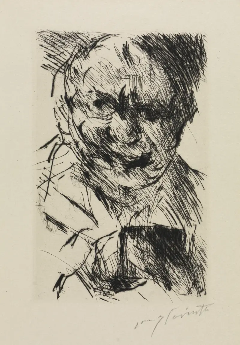 Självporträtt av Lovis Corinth