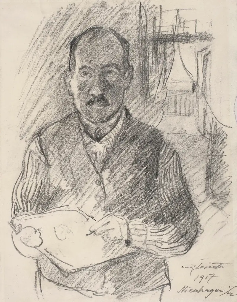 Autoportrét, 1917, Lovis Corinth