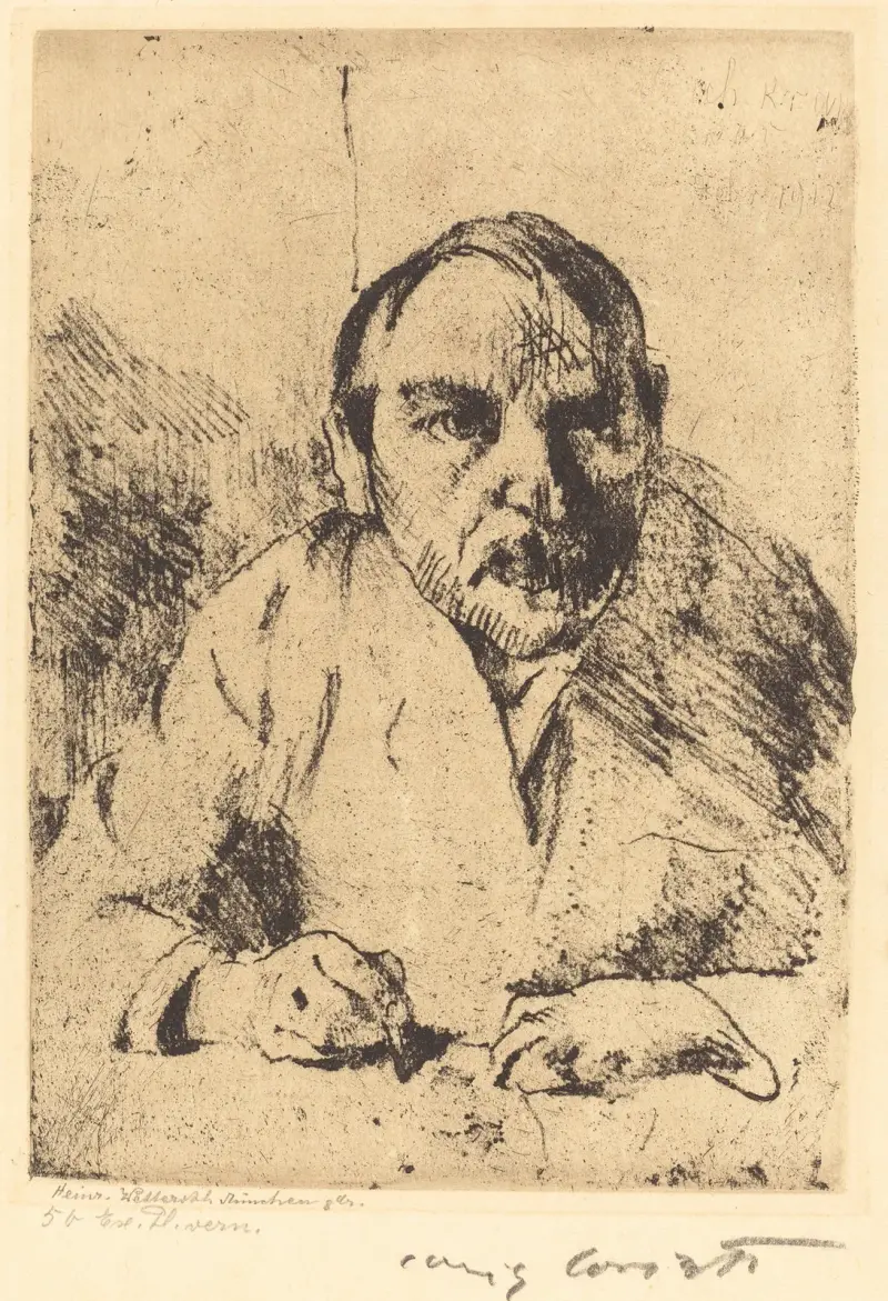Självporträtt av Lovis Corinth