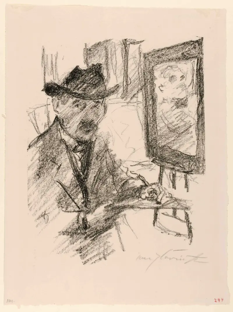 Autoportrét, 1920 – č. 3, Lovis Corinth