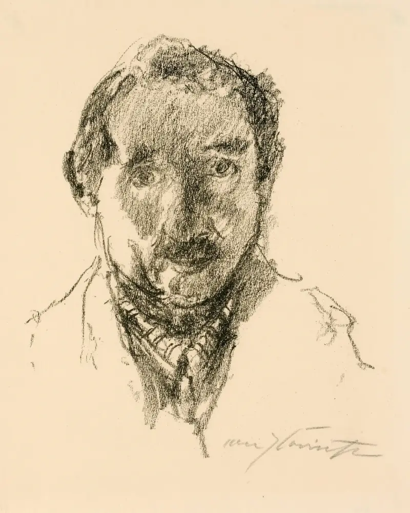 Självporträtt av Lovis Corinth