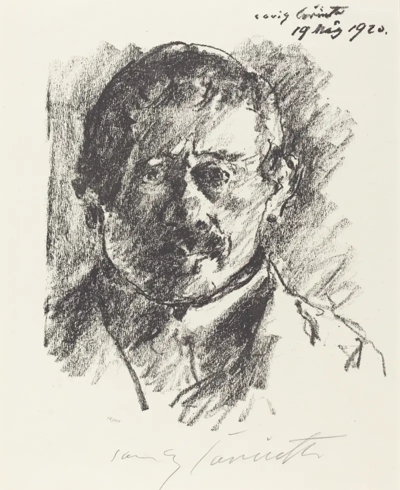 Self-Portrait (Selbstbildnis) von Lovis Corinth